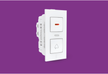 10 Amp Bell Push Switch (Indicator) 1 M (SMMART) (2) (V1034) – V-Five Series | Vinayak Electricals